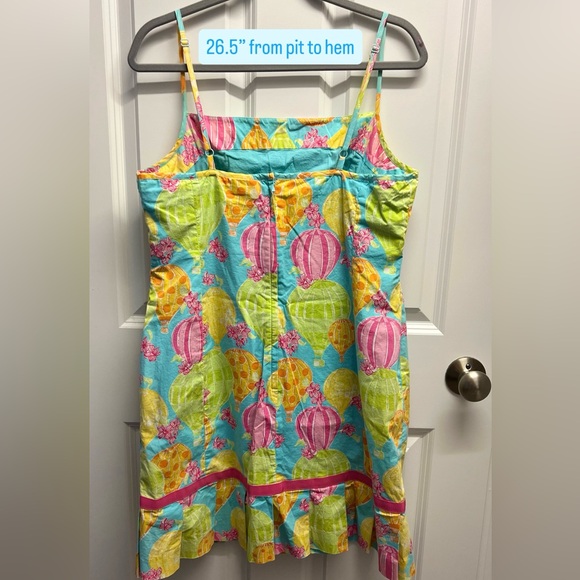 Lilly Pulitzer white label tag hot air Balloon Race dress size 12 - Picture 6 of 6